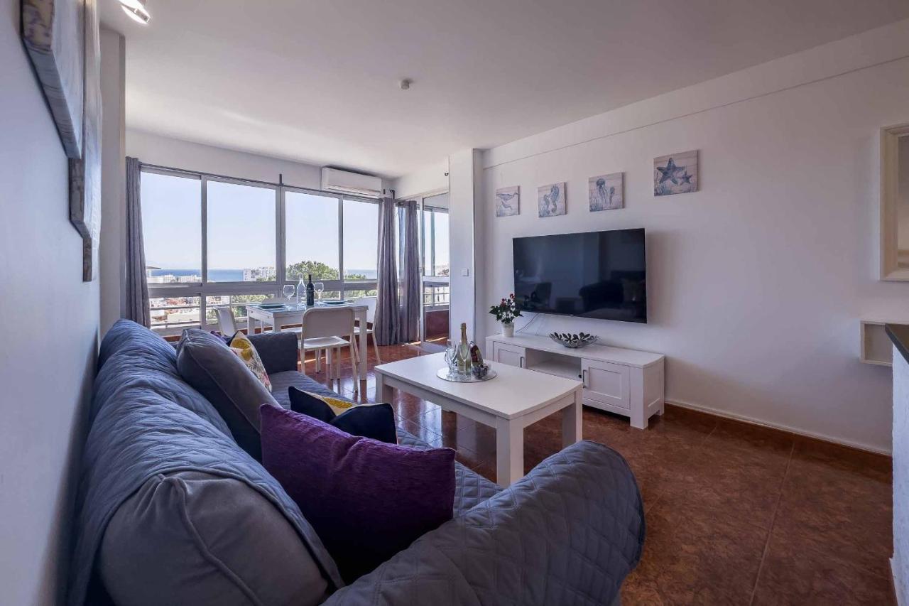 Apartamento Acogedor, Terraza, Piscina Y Mar Benalmádena Eksteriør bilde