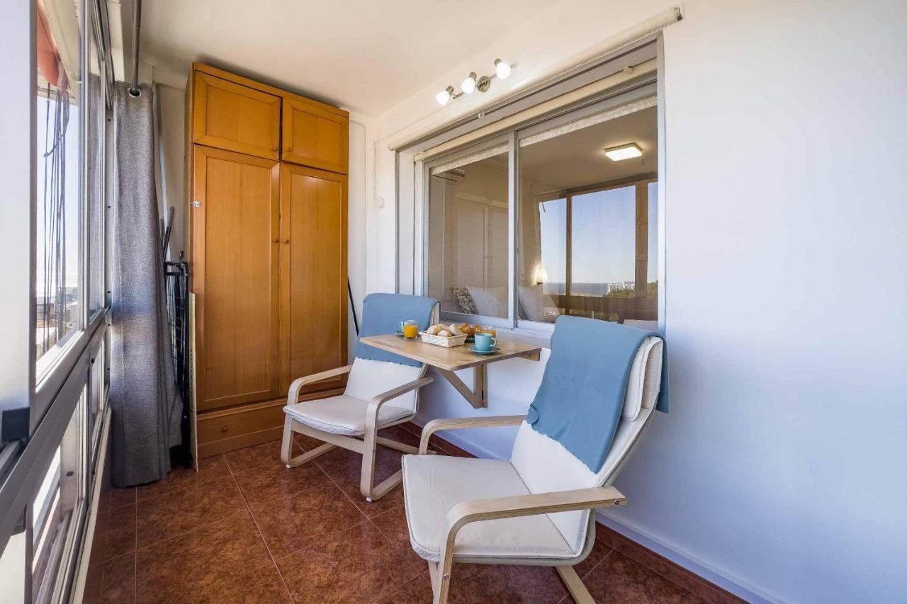 Apartamento Acogedor, Terraza, Piscina Y Mar Benalmádena Eksteriør bilde