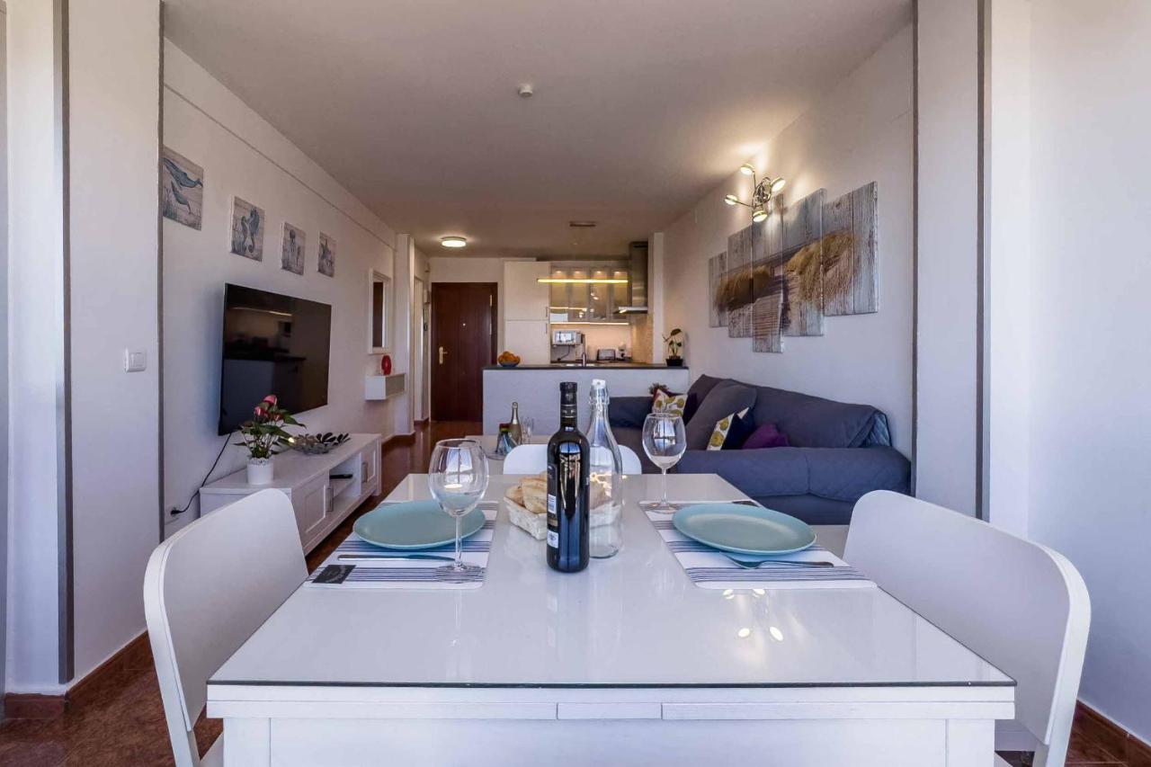 Apartamento Acogedor, Terraza, Piscina Y Mar Benalmádena Eksteriør bilde